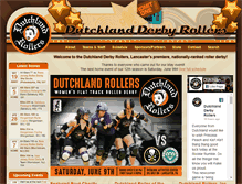 Tablet Screenshot of dutchlandrollers.com